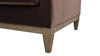 Knox 36" Modern Farmhouse Arm Chair, Deep Brown