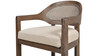 Americana Mid-Century Modern 26" Cane Back Counter Stool, Taupe Beige