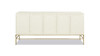 Gemini 79" Sideboard Storage Buffet, White Lacquer