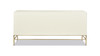Gemini 79" Sideboard Storage Buffet, White Lacquer