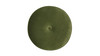 Riley 16" Round Footstool Ottoman, Olive Green
