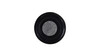 Riley 16" Round Footstool Ottoman, Olive Green