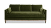 Knox 84" Modern Farmhouse Sofa, Olive Green