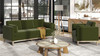 Knox 84" Modern Farmhouse Sofa, Olive Green
