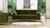Knox 84" Modern Farmhouse Sofa, Olive Green