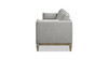 Knox 84" Modern Farmhouse Sofa, Opal Grey