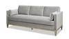 Knox 84" Modern Farmhouse Sofa, Opal Grey