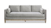 Knox 84" Modern Farmhouse Sofa, Opal Grey