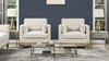 Knox 36" Modern Farmhouse Arm Chair, French Beige
