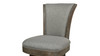 Henry 27” Armless Swivel Counter Height Bar Stool, Heathered Grey