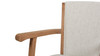 Williams 31” Swivel Bar Stool with Armrests, White Pepper