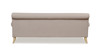 Alana Lawson Two-Cushion Tight Back Sofa, Mink Beige