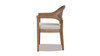 Americana Mid-Century Modern Cane Back Dining Chair, Taupe Beige