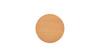 Cabana 18" Round Cane Rattan Storage Side Table, Natural Brown