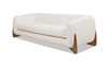 Alpine 90.5" Sherpa Sofa, Ivory White Bouclé