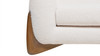 Alpine 90.5" Sherpa Sofa, Ivory White Bouclé