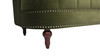 La Rosa Victorian Chesterfield Tufted Sofa, Olive Green