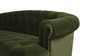La Rosa Victorian Chesterfield Tufted Sofa, Olive Green