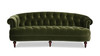 La Rosa Victorian Chesterfield Tufted Sofa, Olive Green