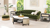 La Rosa Victorian Chesterfield Tufted Sofa, Olive Green
