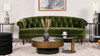 La Rosa Victorian Chesterfield Tufted Sofa, Olive Green