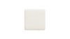 Nina 18" Cane Webbing Cube Ottoman, Ivory White Bouclé & Caramel Tan Brown Rubber Wood