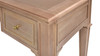 Dauphin 55" 3-Drawer Wood Executive Desk, Natural Brown