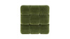 Marcel 36" Bubble Modular Modern Cocktail Ottoman, Olive Green