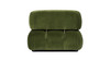 Marcel 36" Bubble Modular Modern Lounge Arm Chair, Olive Green