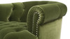 La Rosa Victorian Tufted Upholstered Accent Chair, Olive Green
