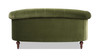 La Rosa Victorian Chesterfield Loveseat, Olive Green