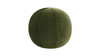 Luna 12" Round Sphere Accent Ball Throw Pillow, Olive Green