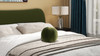Luna 12" Round Sphere Accent Ball Throw Pillow, Olive Green
