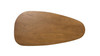 Melvin 60" Modern Oak Oblong Oval Console Desk, Café Brown