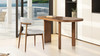 Melvin 60" Modern Oak Oblong Oval Console Desk, Café Brown