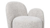 Duo 31.5" RAF One-Arm Swivel Accent Chair, Multi-Greige Beige