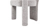 Sydney 25" Fully Upholstered Barrel Dining Chair, Multi-Greige Beige