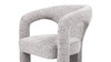 Sydney 25" Fully Upholstered Barrel Dining Chair, Multi-Greige Beige