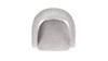 Sydney 25" Fully Upholstered Barrel Dining Chair, Multi-Greige Beige