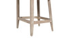 Newport 26.5" Coastal Curved Back Upholstered Counter Stool, Two-Tone Neutral Gray
