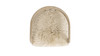 Millwick 21" Low Back Genuine Fur Dining Chair, Natural Blonde