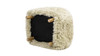 Enchante 24.5" New Zealand Sheepskin Rectangular Accent Ottoman