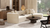 Mallory 134.5" Sofa-in-a-Box RAF Curved Sectional Sofa, Porcelain Light Beige