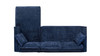 Brenley 110.5" RAF Sofa-in-a-Box Sectional Sofa, Twilight Navy Blue