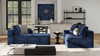 Brenley 110.5" RAF Sofa-in-a-Box Sectional Sofa, Twilight Navy Blue