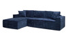 Brenley 110.5" LAF Sofa-in-a-Box Sectional Sofa, Twilight Navy Blue