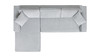 Brenley 110.5" LAF Sofa-in-a-Box Sectional Sofa, Ash Gray