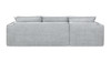 Brenley 110.5" LAF Sofa-in-a-Box Sectional Sofa, Ash Gray
