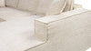 Brenley 110.5" RAF Sofa-in-a-Box Sectional Sofa, Porcelain Light Beige