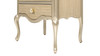Helena 25" 2-Drawer Storage Side Table, Natural Birch Brown & Soft Gold